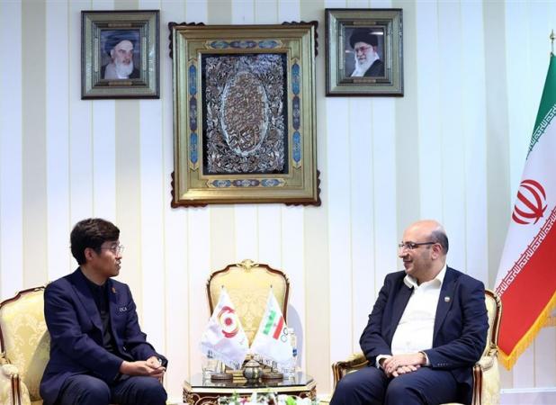 دیدار علی‌نژاد با مدیر رسانه و پخش شورای المپیک آسیا