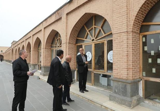 محوطه مجموعه شیخ حیدر مشگین‌شهر ساماندهی می‌شود