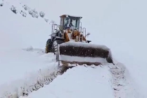 بارش برف در چهارمحال و بختیاری