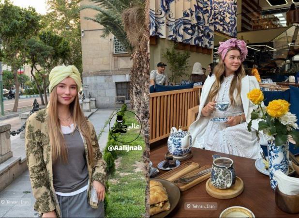 تصاویر خاص از بلاگرهای زن روس در تهران