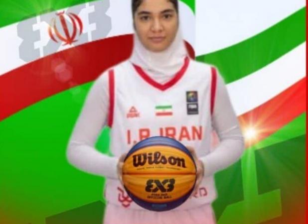 دختر بسکتبالیست خوزستانی در مسابقات آسیایی شرکت می‌کند