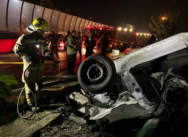 تصادف کامیون با امدادخودرو در قزوین ۲ فوتی برجای گذاشت