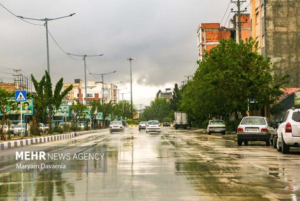 فعالیت سامانه بارشی در خراسان شمالی/ دمای هوا کاهش می‌یابد