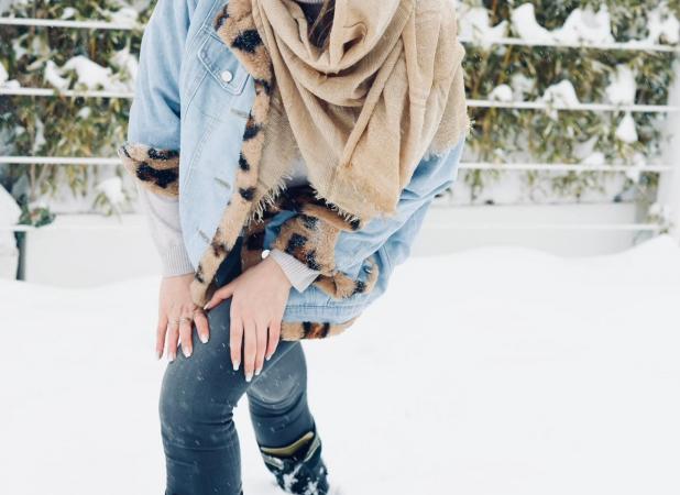 حس و حال کودکانه نیکی مظفری تو برف