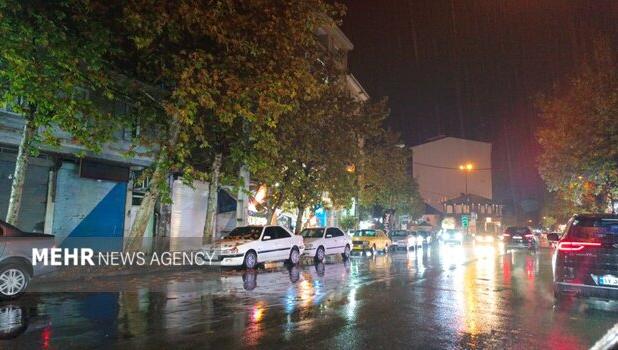 تصاویری از بارش برف و باران در پیرانشهر و مهاباد