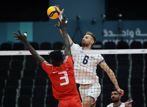 پیروزی بی دردسر تیم ملی والیبال ایران مقابل چاد