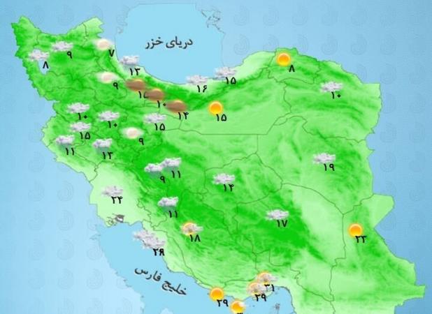 پیش بینی بارش پراکنده برف به مدت سه روز در البرز