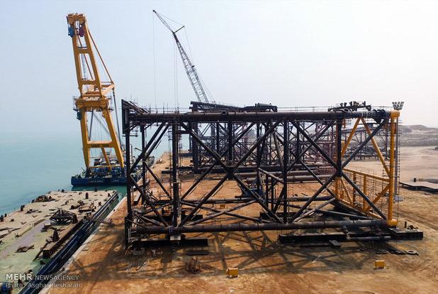 جکت ۱۱A در مسیر نصب؛ گام بزرگ متخصصان ایرانی در توسعه فاز ۱۱