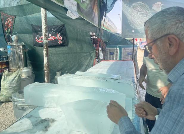 دو سردخانه استراتژیک آب و یخ در مرز خسروی به بهره‌برداری رسید