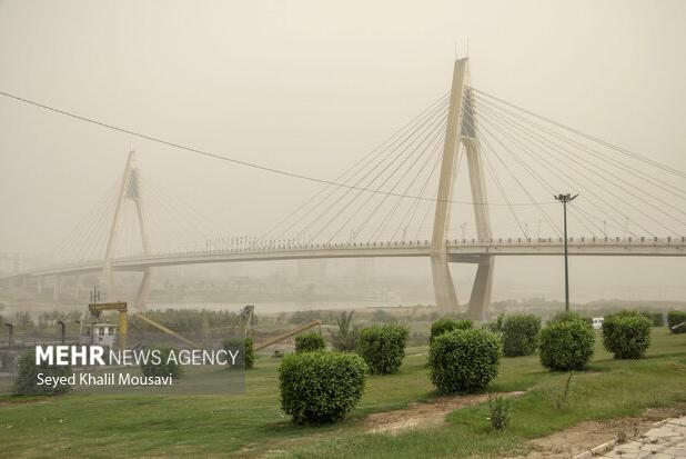 پیش بینی وقوع گرد و خاک محلی در خوزستان