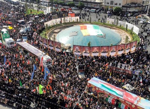 روایت رسانه‌های عربی از مراسم تشییع شهدای اقتدار ملی ایران