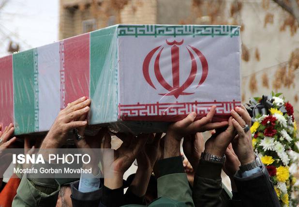 پیکر مطهر ۱۴ شهید گمنام دوران دفاع مقدس وارد هرمزگان شد