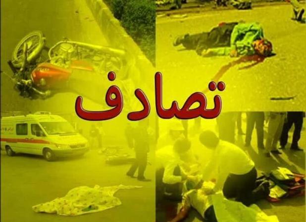 تصادف در دشتستان جان عابر پیاده را گرفت