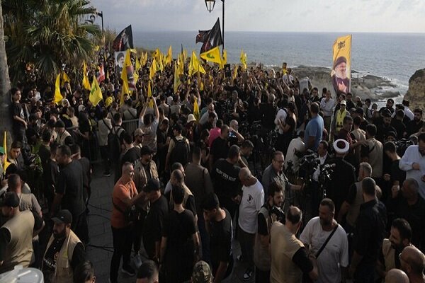 آغاز مراسم چند روزه بزرگداشت نخستین سالگرد شهادت سید حسن نصرالله+ فیلم