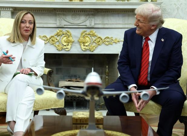 دیدار ملونی و ترامپ در کاخ سفید با محوریت مناقشات تجاری