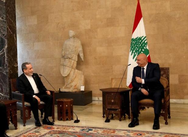 «عراقچی» با رئیس جمهور لبنان دیدار کرد