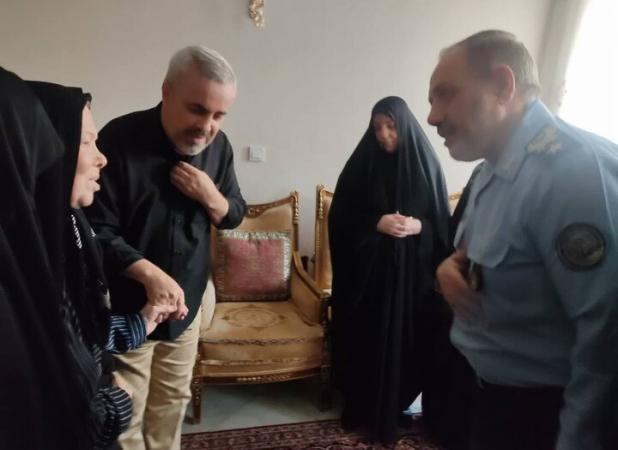 دیدار وزیر دفاع با خانواده سپهبد شهید باقری