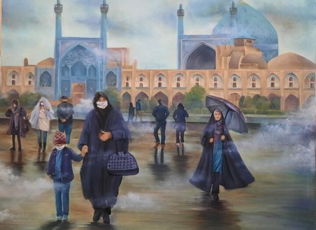 نمایش آوای زندگی در نقش و رنگ تابلوهای نقاشی