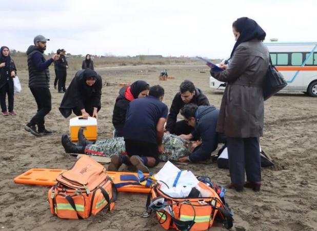 نخستین مسابقات مهارتی طب رزم نداجا در رشت برگزار شد