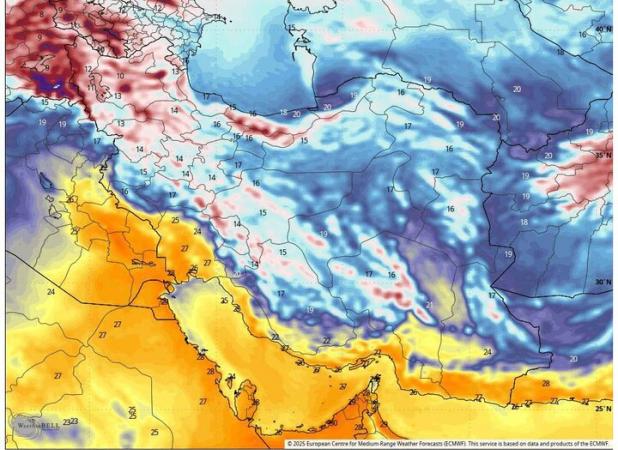 بارش‌های خفیف در شمال کشور؛ تشدید انباشت غلظت آلاینده‌ها در تهران