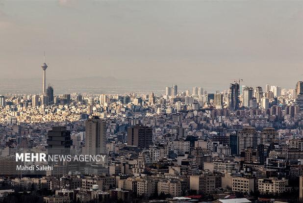 کیفیت هوای تهران در مرز آلودگی است