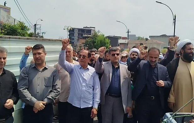محکومیت جنایات رژیم صهیونیستی در آستانه اشرفیه