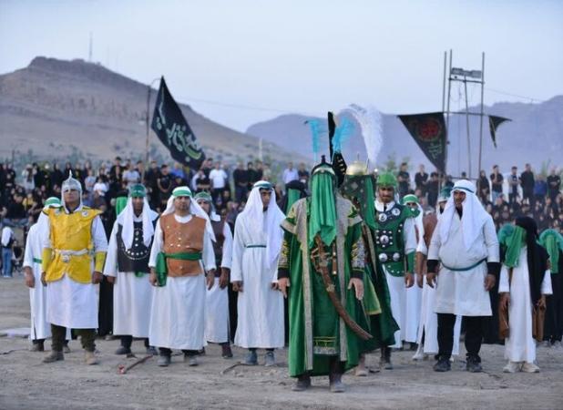 ایفای نقش حضرت علی‌اکبر(ع) توسط شهید «رضا دریکوند»