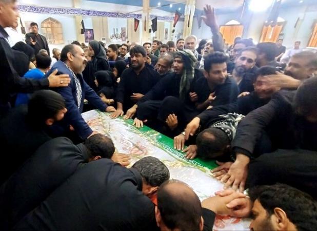 آغاز مراسم تشییع شهدای حادثه تروریستی «دامن» در شهر زابل