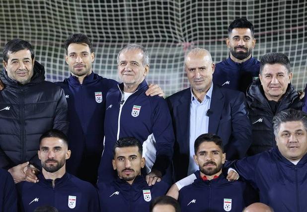 در تمرین تیم ملی فوتبال با حضور پزشکیان چه گذشت