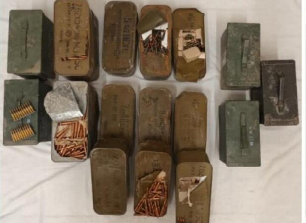 کشف محموله نیم تنی مهمات در ارتفاعات صعب‌العبور بانه