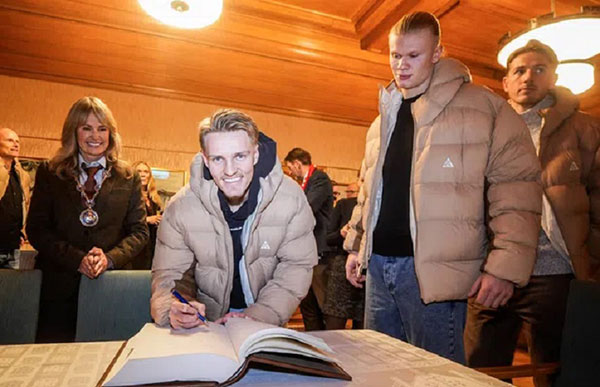 استقبال تاریخی از نروژ در سرمای زیر صفر