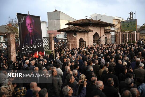 تشییع باشکوه چهره ماندگار موسیقی گیلان در سلیمانداراب رشت