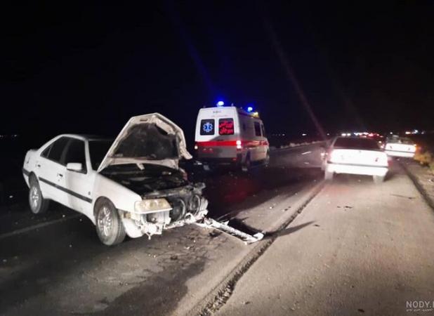 تصادف شدید در محور روانسر–جوانرود با یک کشته و ۹ مصدوم