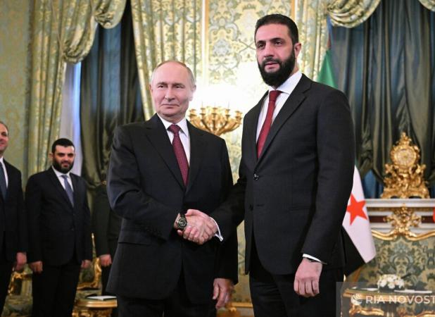 دیدار جولانی با پوتین در کرملین خبرساز شد