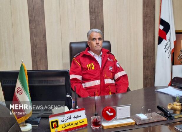 آتش سوزی ساختمان متروکه قدیمی در میدان وزیری کرمانشاه