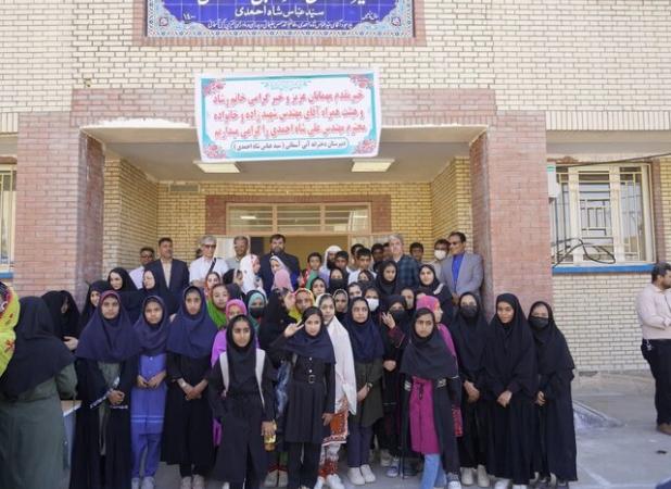 افتتاح مدرسه در رسول‌آباد ایرانشهر هم‌زمان با مراسم ۱۳ آبان