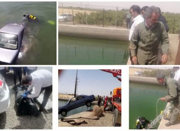سقوط خودرو به استخر کشاورزی در قم یک کشته برجا گذاشت