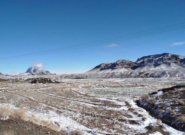 تصاویری از برف در روستاهای شهرستان بردسکن