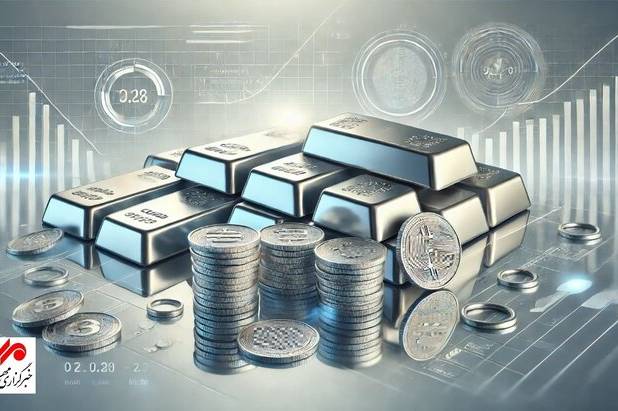 قیمت جهانی نقره ۶ درصد افزایش یافت