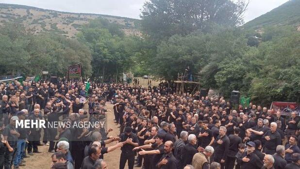 عزاداری تاسوعای حسینی در روستای آل بویه املش