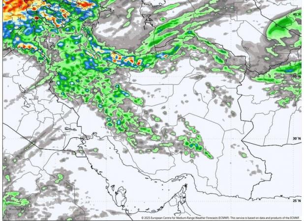 هواشناسی ایران ۳۱ فروردین؛ موج جدید بارش‌ها در راه ۸ استان از دوشنبه