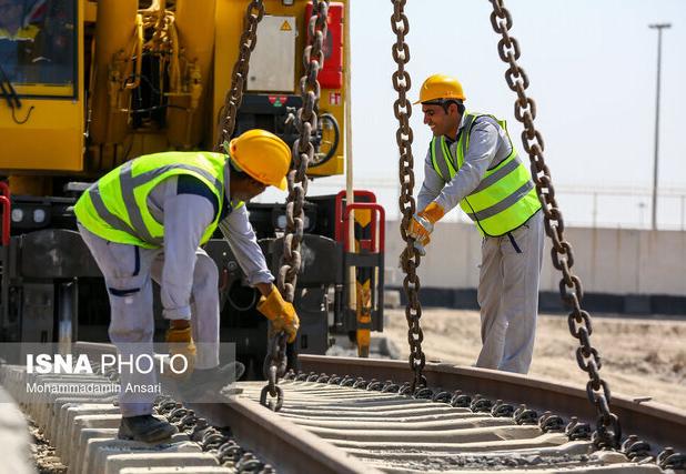 پیشرفت ۸۶ درصدی خط آهن چابهار - زاهدان