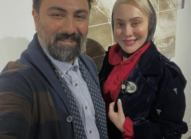 تصاویری از خوشگذرانی تازه عروس و داماد سینمای ایران