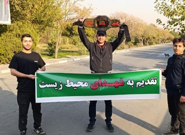 محیط بان اردبیلی قهرمان «MMA »کشور شد