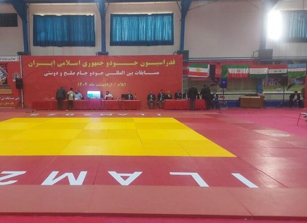 مسابقات بین المللی جودو در ایلام آغاز شد
