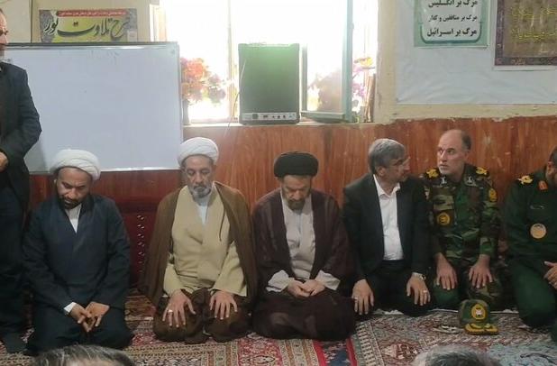 مراسم ترحیم شهید سهرابی با حضور مسئولان در خرم‌آباد