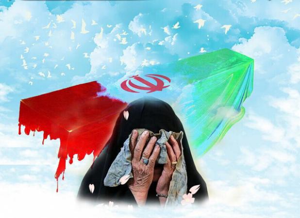 مادر شهیدان «حسین و ابوالفضل حسینی کومله» به فرزندان شهیدش پیوست