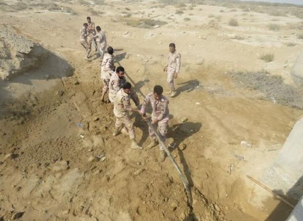 انهدام خطوط لوله انتقال سوخت قاچاق ۳ کیلومتری در میناب