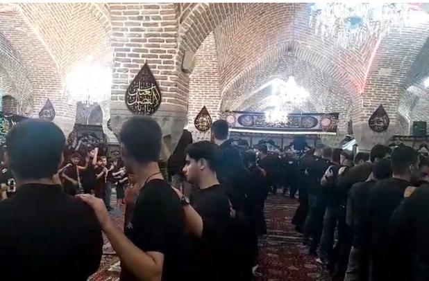 عزاداری مردم ارومیه در ششمین شب از ماه محرم