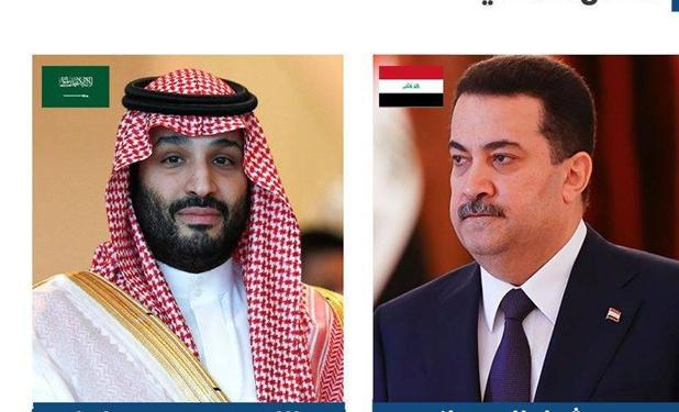 تأکید ولی‌عهد سعودی و نخست‌وزیر عراق بر تقویت همکاری